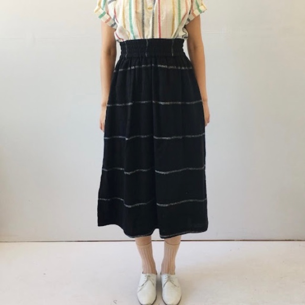 Rare Ace & Jig Rara Skirt in Black Hole
